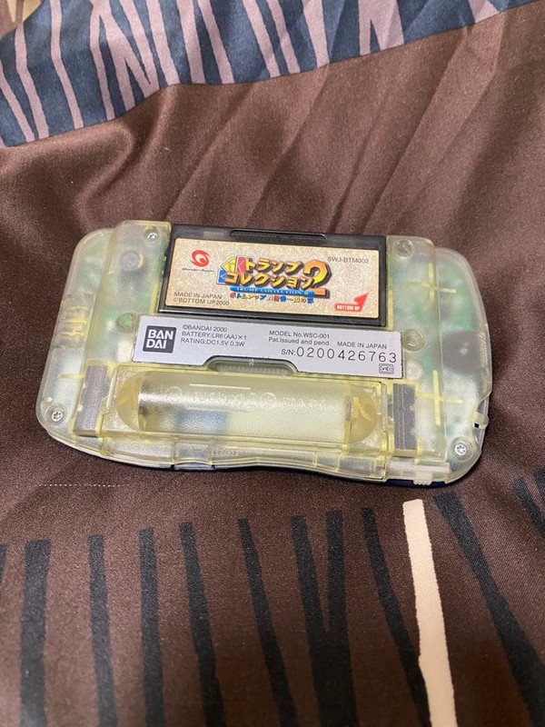 Bandai WonderSwan Color Crystal Blue WSC-001 Console Tested Working Japan USED gallery