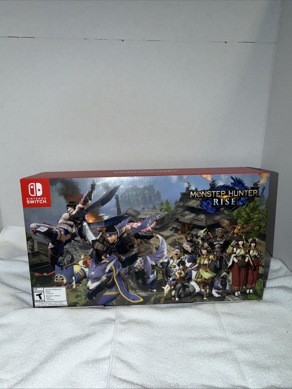 New Nintendo Switch Monster Hunter Rise Deluxe Edition Console US NIB gallery