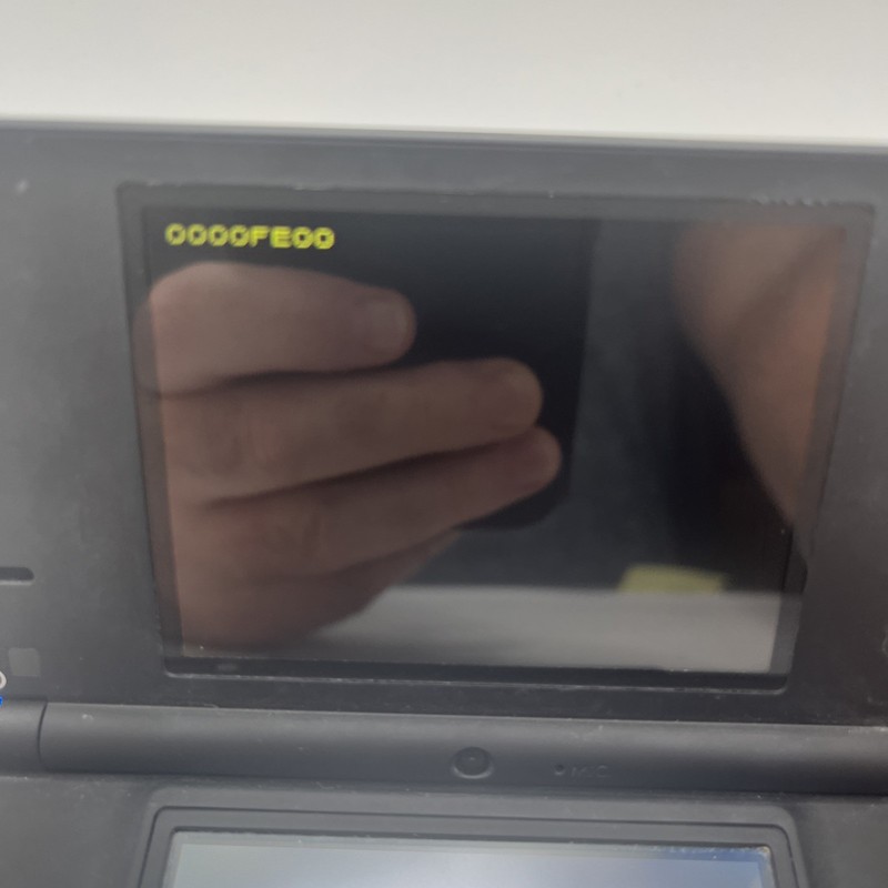 Nintendo DSi Matte Black Handheld Game Console System TWL-001 Error 0000FE00 gallery