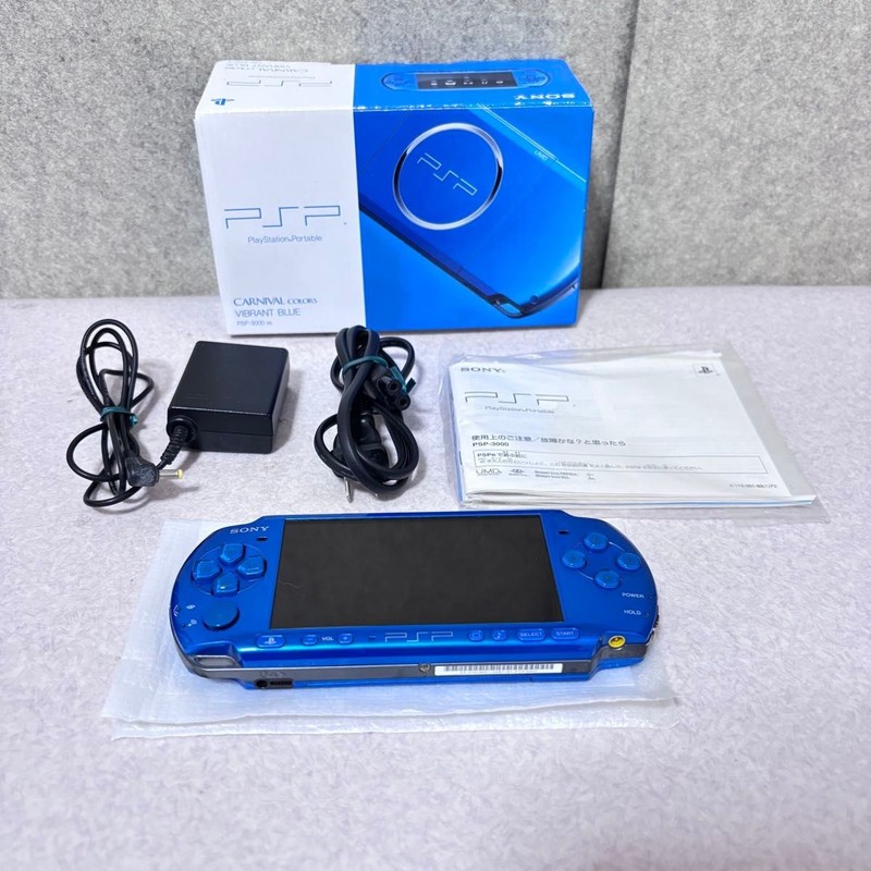 SONY PSP-3000 Vibrant Blue – Used, Tested and Working
