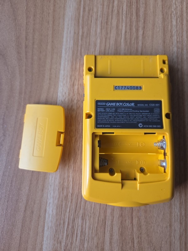 Nintendo Gameboy Color GBC Yellow Dandelion Handheld Console System CGB-001 gallery