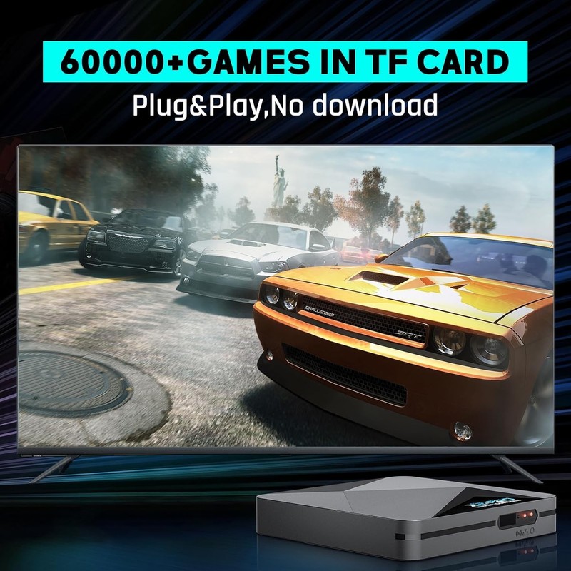 High-Performance Retro Gaming Console with 60,000+ Games & 4 Player Support** gallery