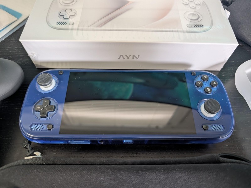 AYN Odin 3 Max - 16/512GB - Clear Blue - Grip, Shell, Case & More Included gallery