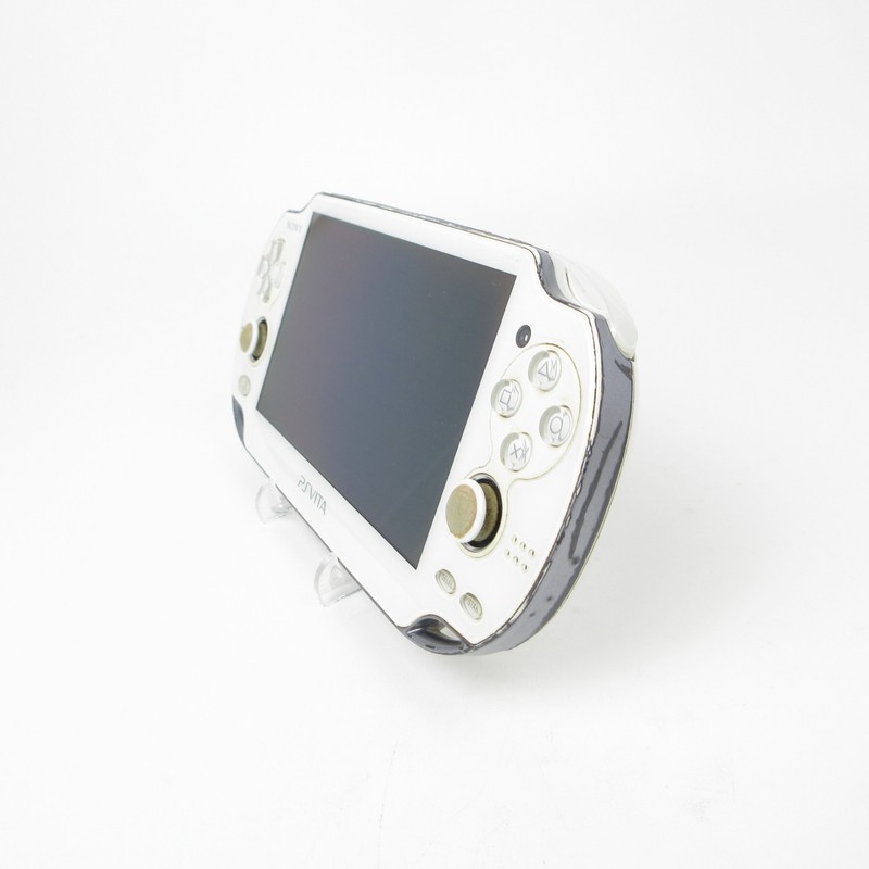 【Excellent】Sony PS Vita PCH-1100 Crystal White 3G/Wi-Fi Model Console #RET0310/0 gallery