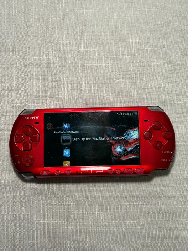 Sony PSP-3000 Launch Edition Radiant Red Handheld System