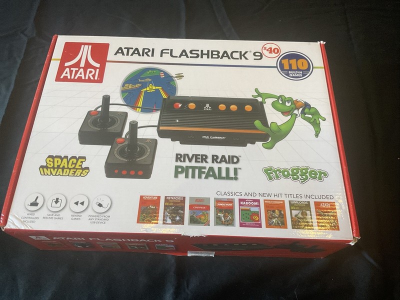 Atari Flashback 9 AR3050 HDMI Game Consoles with Wired Joystick Controllers