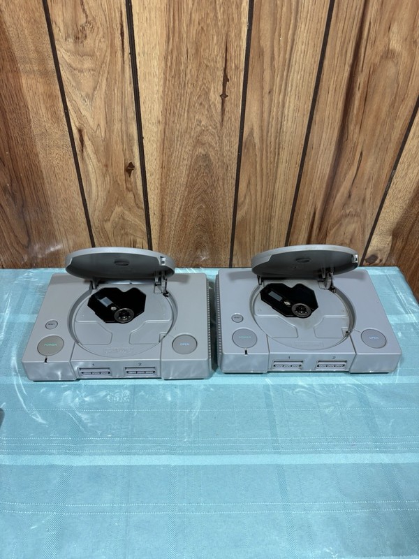 Sony PlayStation 1 LOT Of 2 Consoles Only (SCPH-1001) FOR PARTS Or REPAIRS 🔥🔥 gallery