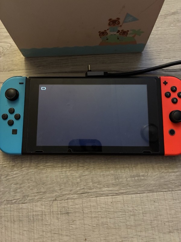 Nintendo Switch Console Dockable w/ Neon Blue/Neon Red Joy-Con, Dock USB-C