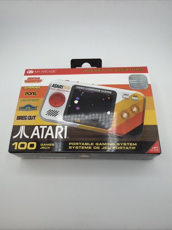 My Arcade Atari Pocket Player Pro: Portable Video Game System 100 Games