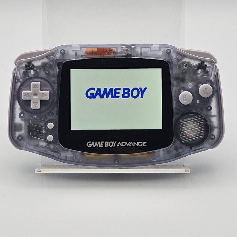 Nintendo Game Boy Advance Console with IPS Backlit Screen GBA Glacier USB-C Bat