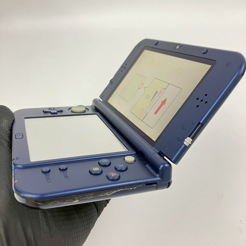 Nintendo new 3DS LL XL Metallic Blue Console Only Region Japanese Only 718 gallery