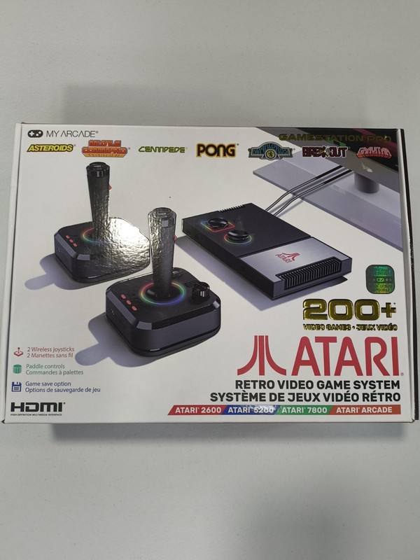 My Arcade Atari GameStation Pro HDMI Console Games 7000 – 2 Wireless Controllers
