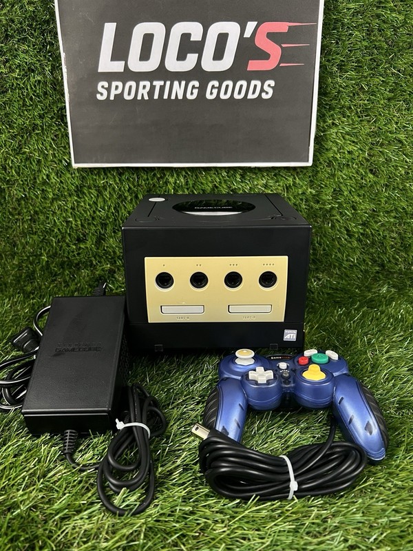 Nintendo DOL-001(USA) GameCube Console – Black- Works – Console only-