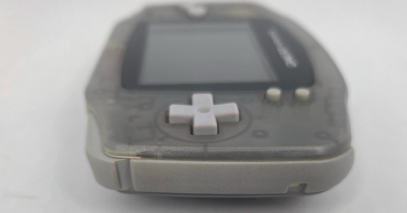 Nintendo Game Boy Advance Glacier Clear AGB-001 Clean Tested Works gallery