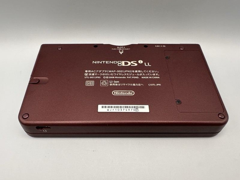Nintendo DSi LL Wine Red Console Tested Working Region Free + New Charger gallery