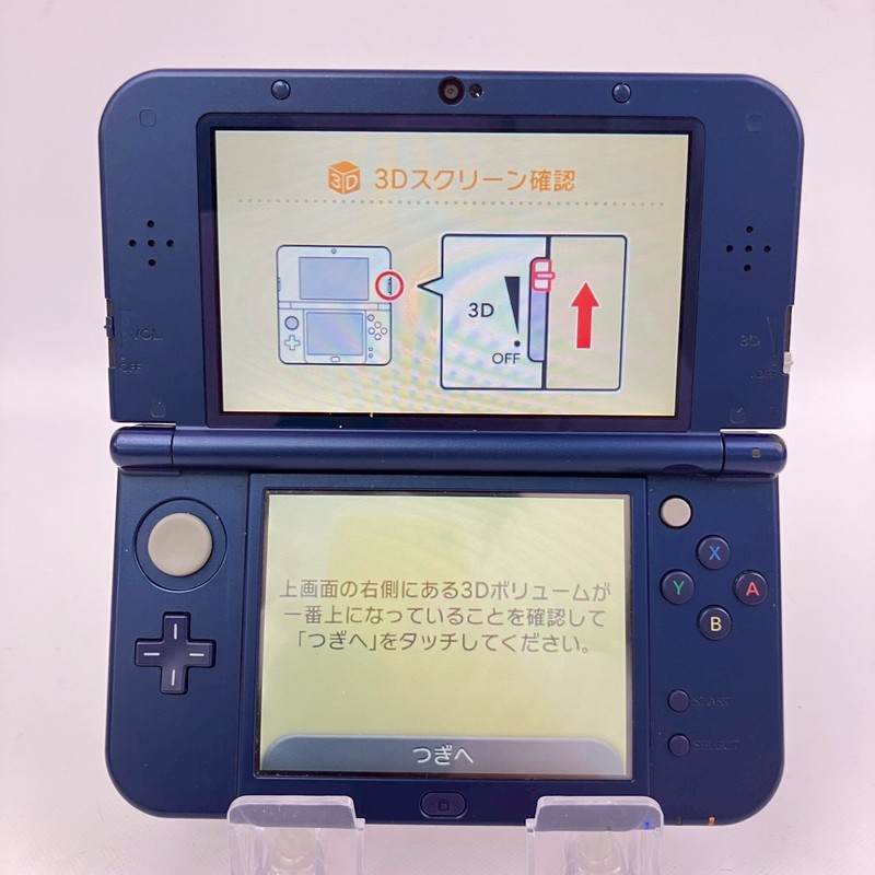 Nintendo new 3DS LL XL Metallic Blue Console Only Region Japanese Only 718 gallery
