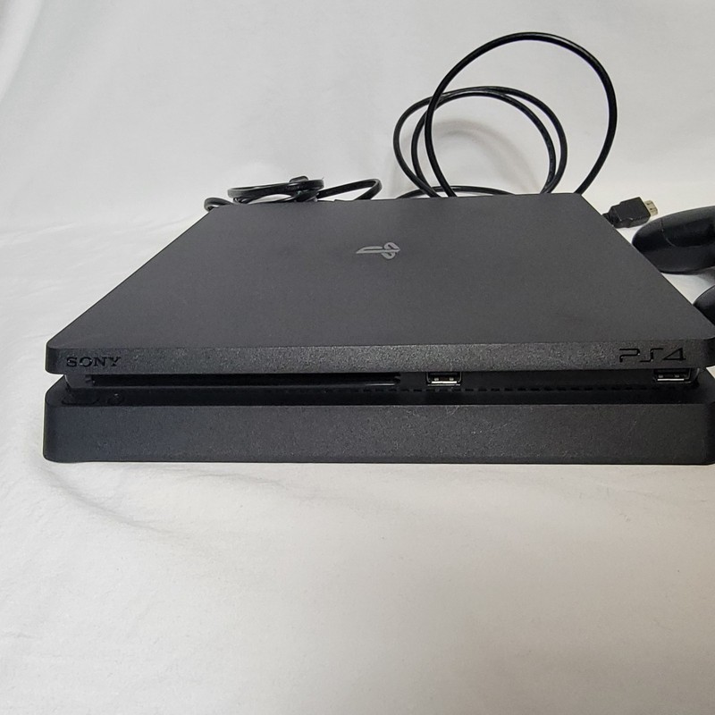 Sony PlayStation 4 PS4 Slim Console CUH-2015A 500GB + Controller + Cables -Works gallery