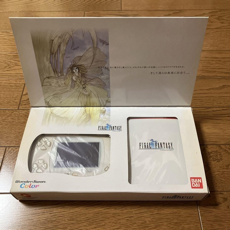 Bandai Wonder Swan Color Console FINAL FANTASY 1 Limited Pack Tested Work gallery