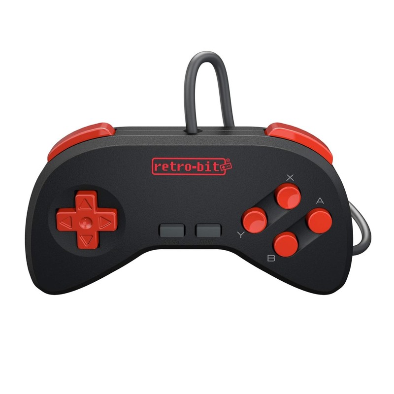 Retro-Bit RetroDuo Dual 2-in-1 Retro Console for SNES & NES Games - Red/Black gallery
