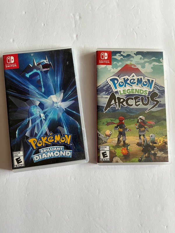 Nintendo Switch OLED White Bundle 128GB Pokémon Arceus & Brilliant Diamond Works gallery