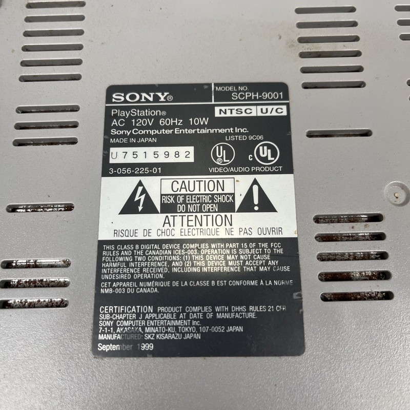 Lot of 3 Sony PlayStation 1 PS1 For Repair/Parts Disc Read Issue, No Picture gallery