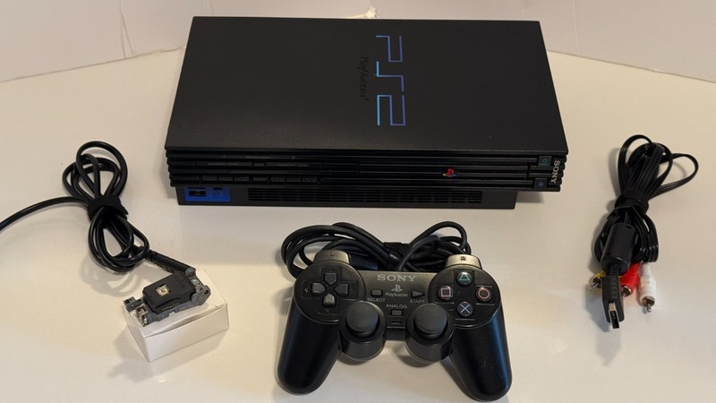 Sony PlayStation 2 PS2 SCPH-35001 Console Bundle Tested NEW LASER