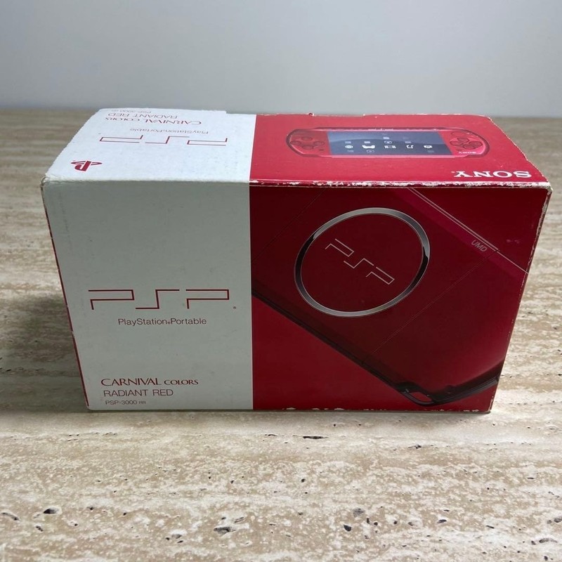 Sony PSP 3000 Radiant Red Near Mint Complete in Box 6737