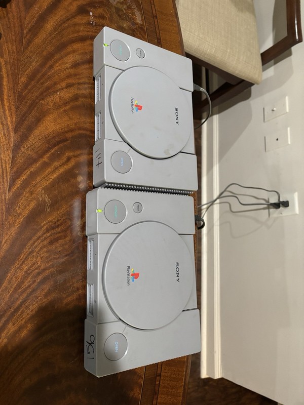 2 PS1 Consoles SCPH-5501 (tested, working)