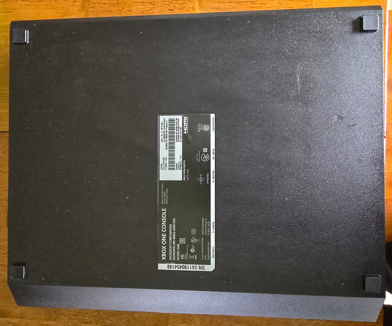 Microsoft Xbox One 1 TB Console Model 1540 w/ Adapter and 5 Games - Fully tested gallery