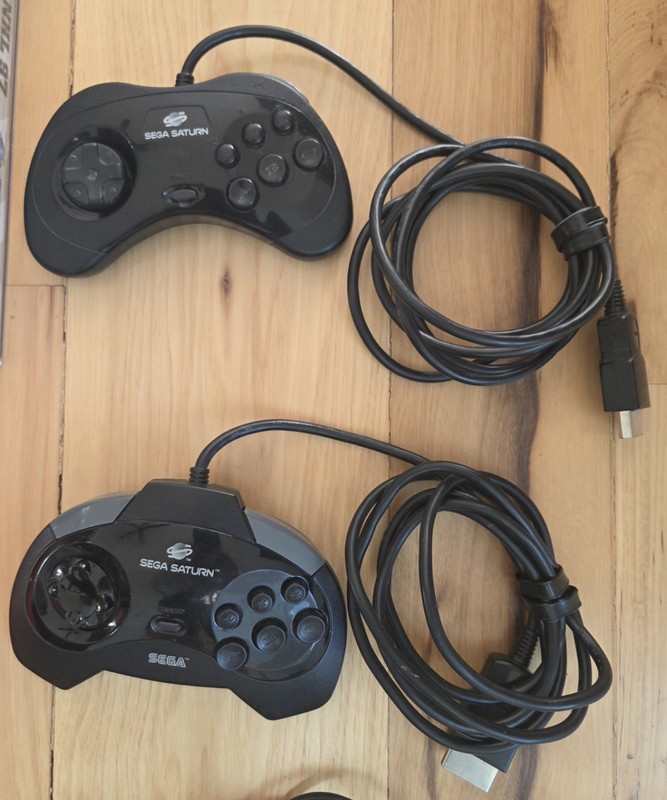 SEGA Saturn Home Console LOT with 18 Games 2 Controllers & MORE!!! gallery