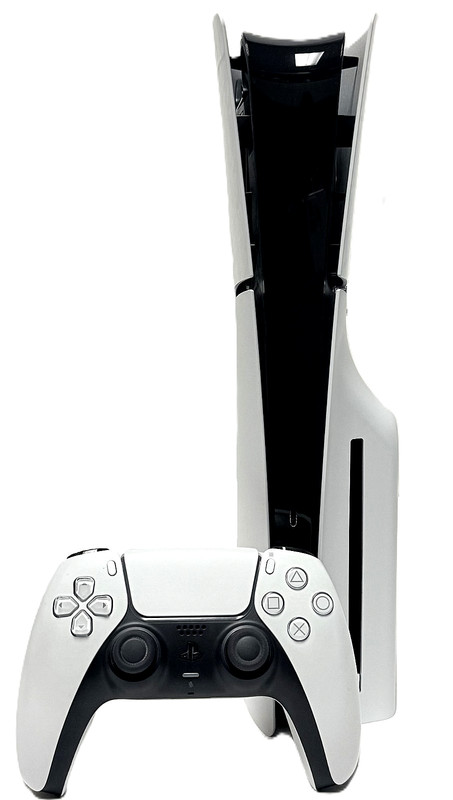 Sony PlayStation 5 Slim Disc PS5 1TB White Console Gaming System CFI-2015
