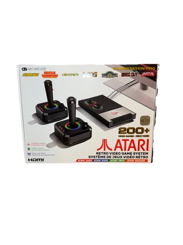 My Arcade Atari GameStation Pro Plug N Play Video Game Console, 200+ Games