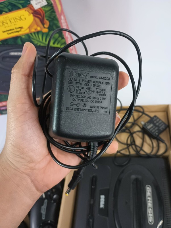 Sega Genesis Model 2 Console w/ Lion King Box Controller Cords Poster NO GAME gallery