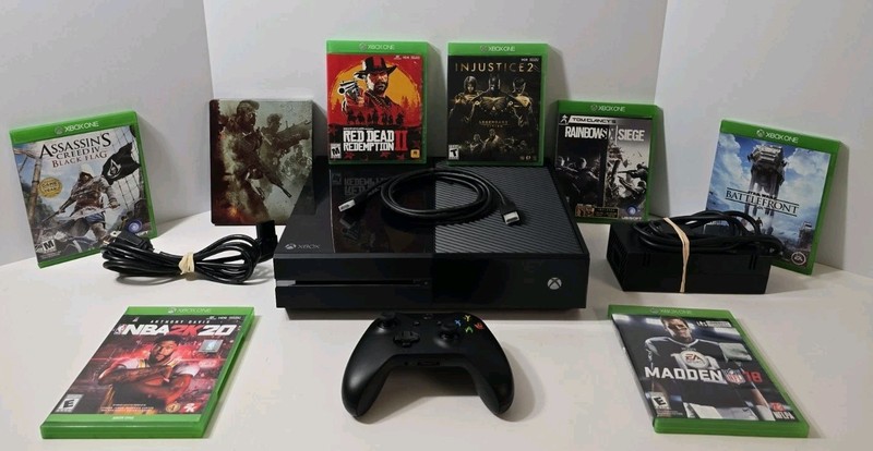 Xbox One Console Bundle & 8 Games! CLEAN/TESTED! GAMEPASS READY! SHIPS FREE 🔥