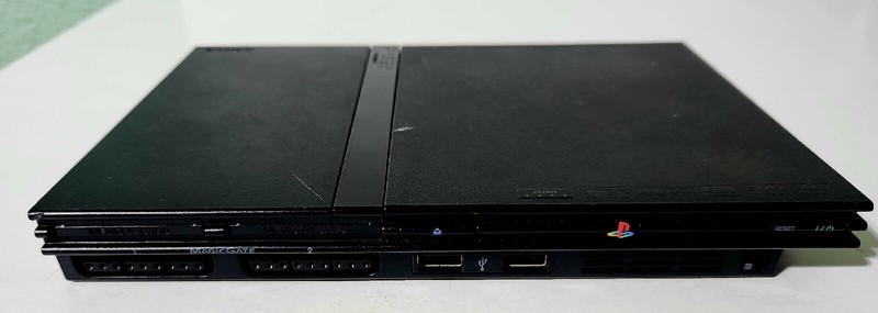 Playstation 2 Slim (PS2) Console – Black – Sony +RFU Adapter
