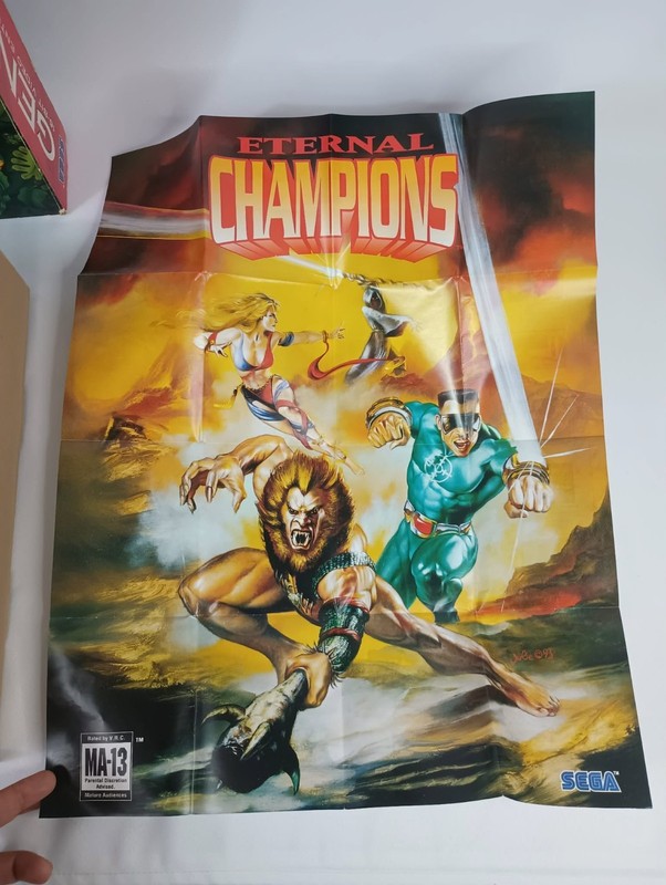 Sega Genesis Model 2 Console w/ Lion King Box Controller Cords Poster NO GAME gallery