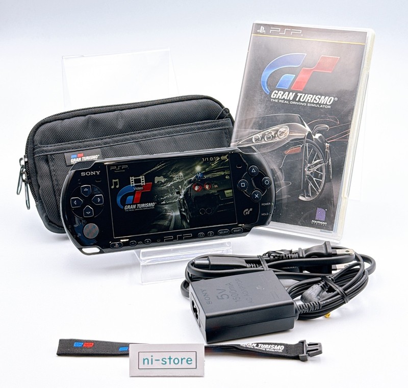 Sony PSP-3000 Console Gran Turismo Limited Region free w/Pouch etc, – Excellent+