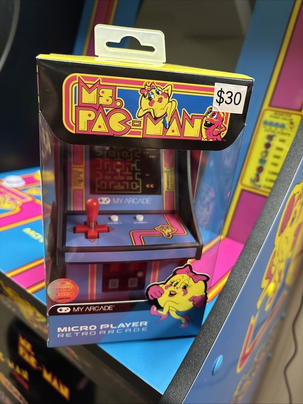 Ms. Pac-Man Micro Player Retro Arcade Machine Hand Held Game by My Arcade