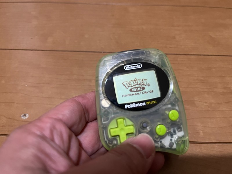 Pokemon mini Console Chikorita Green Color and 1 Games Pokemonmini gallery