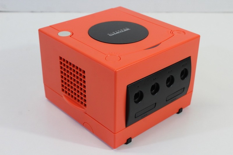 Nintendo Gamecube Console Warm Red x Black Pink LED GC NTSC-U/C US DOL-001 AC AV gallery