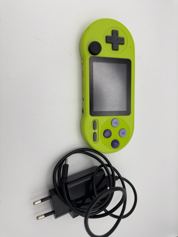 Retro Handheld Game Console 400 Games Green