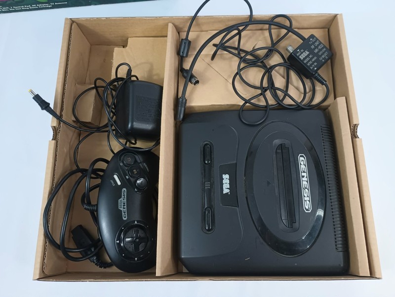 Sega Genesis Model 2 Console w/ Lion King Box Controller Cords Poster NO GAME gallery