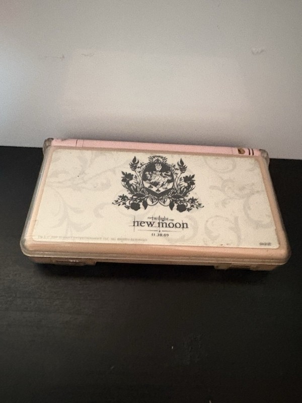 Nintendo DS Lite Noble/Coral Pink Console Untested W/ Case gallery