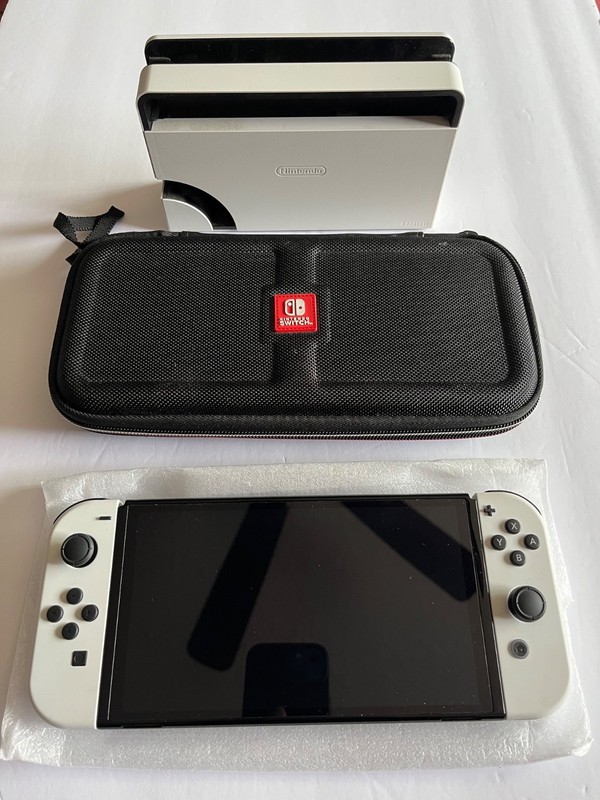 Nintendo Switch OLED White Bundle 128GB Pokémon Arceus & Brilliant Diamond Works gallery