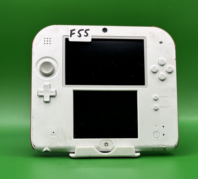 Nintendo 2DS – White & Red (F55) READ DESCRIPTION