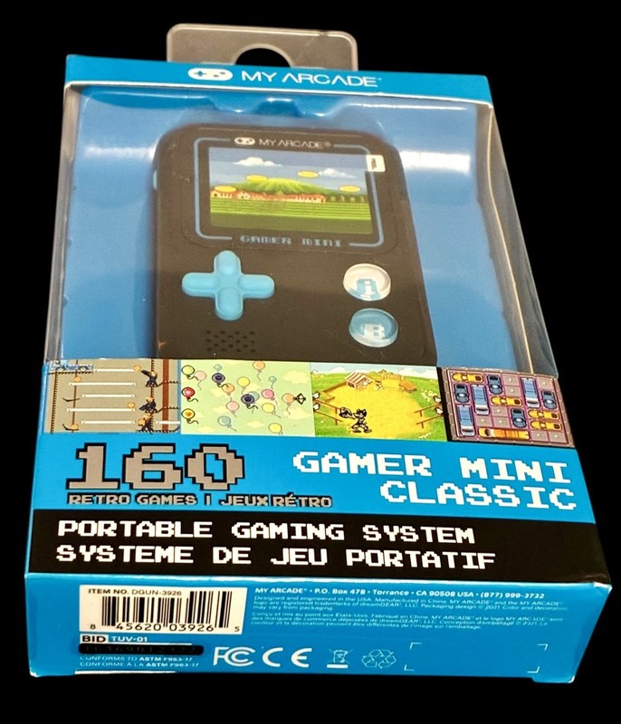 My Arcade gamer mini classic 160 retro games handheld NEW DGUN-3926 portable gallery