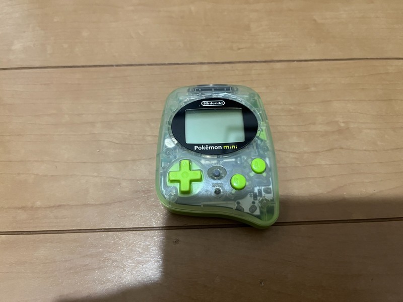Pokemon mini Console Chikorita Green Color and 1 Games Pokemonmini gallery