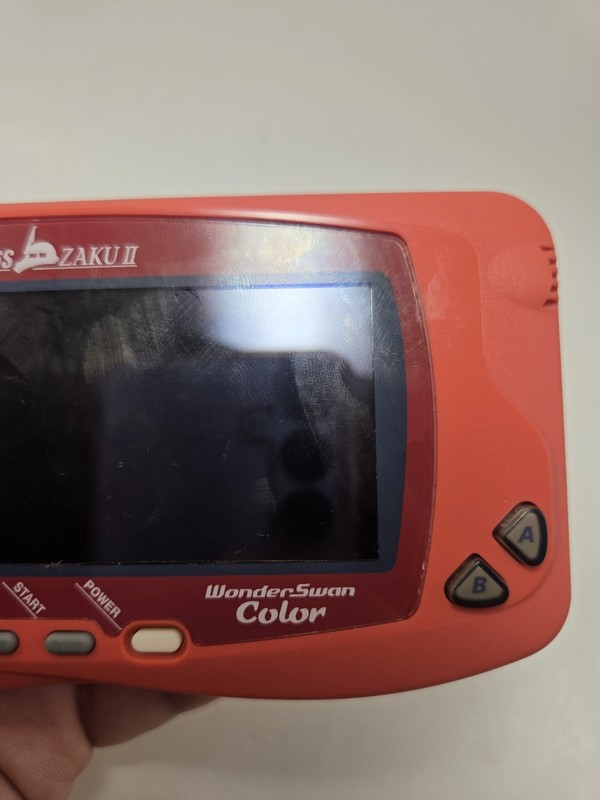 WonderSwan Color MS-06S ZAKU II Zaku Version Console Only Bandai Gundam Working gallery