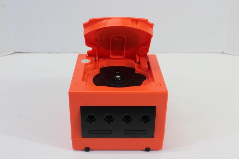 Nintendo Gamecube Console Warm Red x Black Pink LED GC NTSC-U/C US DOL-001 AC AV gallery