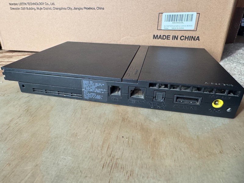 Sony PlayStation 2 Slim Line Version 1 Console Charcoal Black (READ DESCRIPTION) gallery